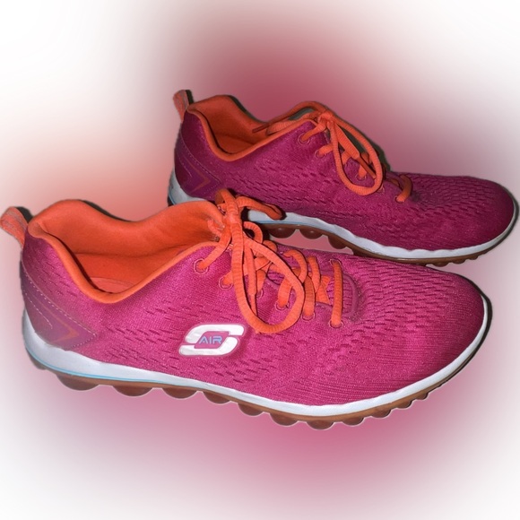 Skechers Skech air Women’s Sneakers - Size 10 - Pink and Orange - Picture 6 of 8